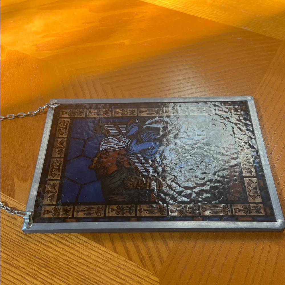 The Kiss by Dante G Rosetti - Stained Glass Sun Catcher - Picture 6 of 7